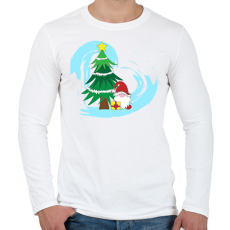 PRINTFASHION Karácsony4 - Férfi hosszú ujjú póló - Fehér