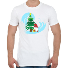 PRINTFASHION Karácsony4 - Férfi póló - Fehér férfi póló