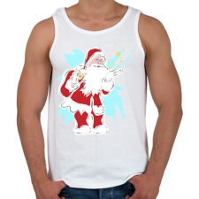 PRINTFASHION Karácsony5 - Férfi atléta - Fehér atléta, trikó