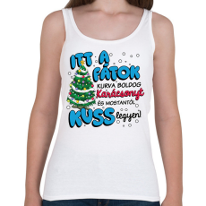 PRINTFASHION Karácsony Itt a fátok family guy - Női atléta - Fehér