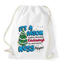 PRINTFASHION Karácsony Itt a fátok family guy - Sportzsák, Tornazsák - Fehér tornazsák