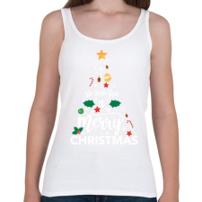 PRINTFASHION Karácsony ! - karácsonyfa_ - Női atléta - Fehér női trikó