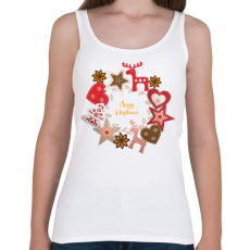 PRINTFASHION Karácsony - karácsonyi díszek - Női atléta - Fehér