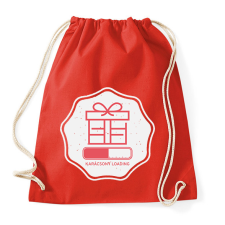 PRINTFASHION KARÁCSONY LOADING - Sportzsák, Tornazsák - Piros tornazsák