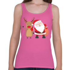 PRINTFASHION Karácsony - Női atléta - Rózsaszín