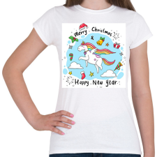 PRINTFASHION Karácsony - Női póló - Fehér női póló