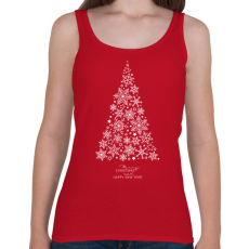 PRINTFASHION Karácsony ünnepe - Női atléta - Cseresznyepiros