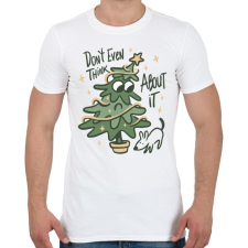 PRINTFASHION Karácsonyfa - Férfi póló - Fehér férfi póló