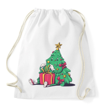 PRINTFASHION Karácsonyfa - Sportzsák, Tornazsák - Fehér tornazsák