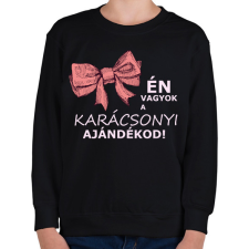 PRINTFASHION Karácsonyi ajándék - kislány - Gyerek pulóver - Fekete gyerek pulóver, kardigán