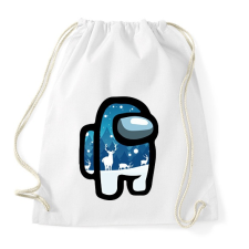 PRINTFASHION Karácsonyi Among Us - Sportzsák, Tornazsák - Fehér tornazsák