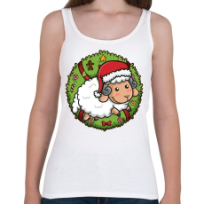 PRINTFASHION Karácsonyi bárány - Női atléta - Fehér