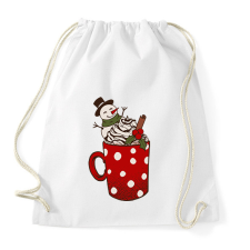 PRINTFASHION Karácsonyi bögre - Sportzsák, Tornazsák - Fehér tornazsák