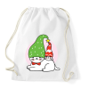 PRINTFASHION Karácsonyi cicák - Sportzsák, Tornazsák - Fehér