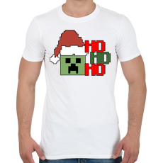 PRINTFASHION Karácsonyi creeper - Férfi póló - Fehér