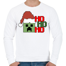 PRINTFASHION Karácsonyi creeper - Férfi pulóver - Fehér férfi pulóver, kardigán