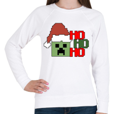 PRINTFASHION Karácsonyi creeper - Női pulóver - Fehér női pulóver, kardigán