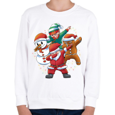 PRINTFASHION Karácsonyi csapat - Gyerek pulóver - Fehér gyerek pulóver, kardigán