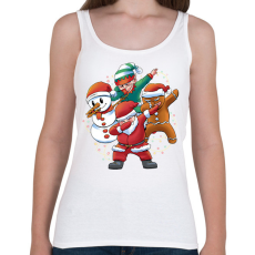 PRINTFASHION Karácsonyi csapat - Női atléta - Fehér