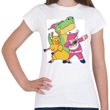 PRINTFASHION Karácsonyi csapat - Női póló - Fehér női póló