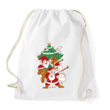 PRINTFASHION Karácsonyi csapat - Sportzsák, Tornazsák - Fehér tornazsák
