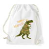 PRINTFASHION Karácsonyi dínó - Sportzsák, Tornazsák - Fehér