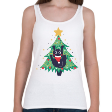 PRINTFASHION Karácsonyi hangulat  - Női atléta - Fehér női trikó