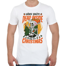 PRINTFASHION Karácsonyi humor - Férfi póló - Fehér férfi póló