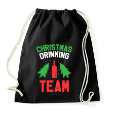 PRINTFASHION Karácsonyi ivászat - Sportzsák, Tornazsák - Fekete tornazsák