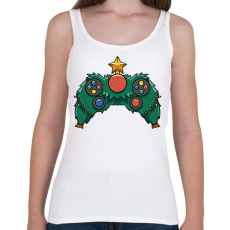 PRINTFASHION Karácsonyi kontroller - Női atléta - Fehér