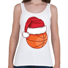 PRINTFASHION Karácsonyi kosárlabda - Női atléta - Fehér