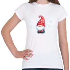 PRINTFASHION karácsonyi manó 2 - Női póló - Fehér női póló
