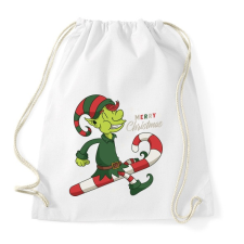 PRINTFASHION Karácsonyi manó - Sportzsák, Tornazsák - Fehér tornazsák
