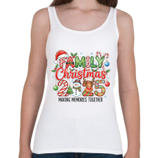 PRINTFASHION karácsonyi minta - Női atléta - Fehér