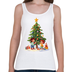 PRINTFASHION Karácsonyozás - Női atléta - Fehér