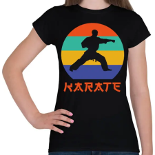 PRINTFASHION Karate - Harcművészet - Női póló - Fekete női póló