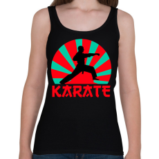 PRINTFASHION KARATE - Női atléta - Fekete
