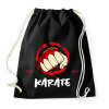 PRINTFASHION KARATE - Sportzsák, Tornazsák - Fekete