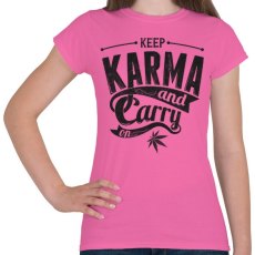 PRINTFASHION Karma - Női póló - Rózsaszín