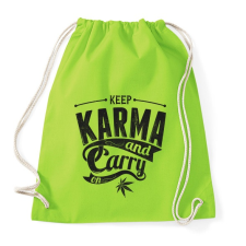 PRINTFASHION Karma - Sportzsák, Tornazsák - Limezöld tornazsák