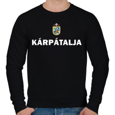 PRINTFASHION Kárpátalja - Férfi pulóver - Fekete férfi pulóver, kardigán