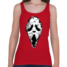 PRINTFASHION Kaszás arca - Női atléta - Cseresznyepiros női trikó