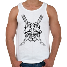 PRINTFASHION Katana mask - Férfi atléta - Fehér
