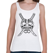 PRINTFASHION Katana mask - Női atléta - Fehér női trikó