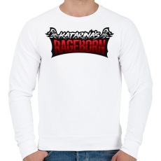 PRINTFASHION Katarina - Férfi pulóver - Fehér