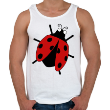 PRINTFASHION Katicabogár  - Férfi atléta - Fehér atléta, trikó