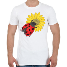 PRINTFASHION katicabogár  - Férfi póló - Fehér férfi póló