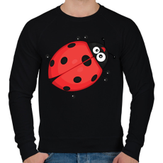 PRINTFASHION katicabogár  - Férfi pulóver - Fekete