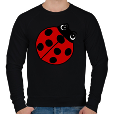 PRINTFASHION Katicabogár - Férfi pulóver - Fekete