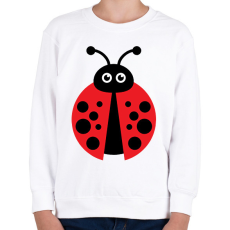 PRINTFASHION Katicabogár  - Gyerek pulóver - Fehér